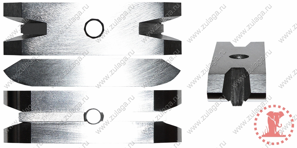 Нож зачистной Sonmaz(SonMak-Somnez Makina)art.ZN010 18x61x3,0 (2х сторонний,1 отв)