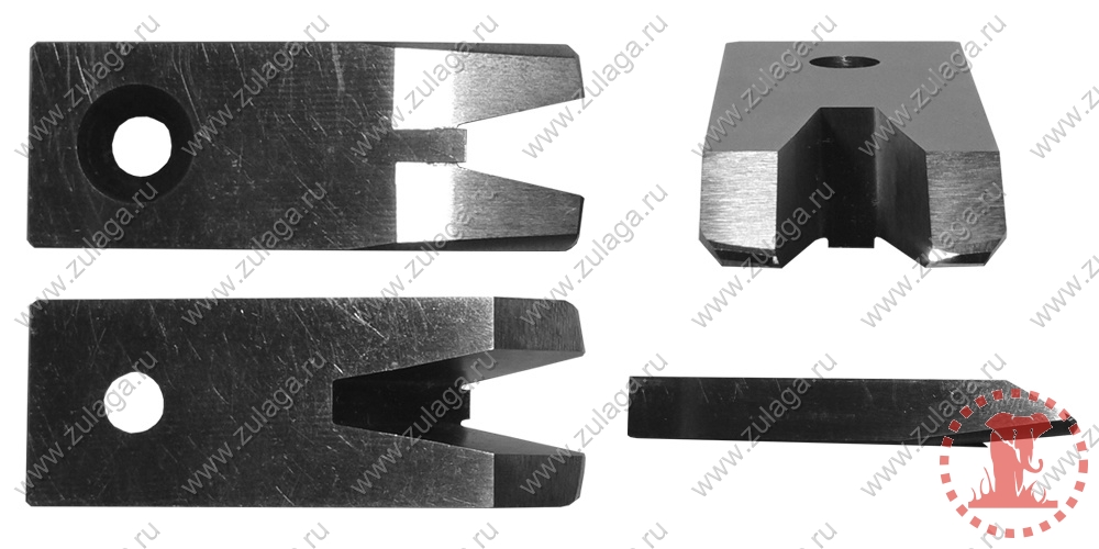 Нож зачистной Schuring art. ZN044 19x51x3,0  (1-х сторонний с 1 отв. )